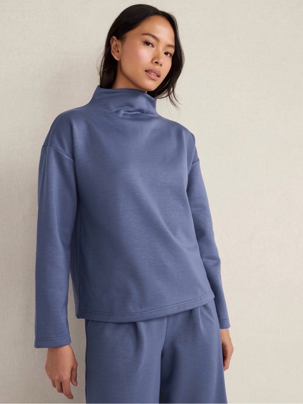 Haven Well Within Soft Brushed Fleece Funnel Neck Pullover